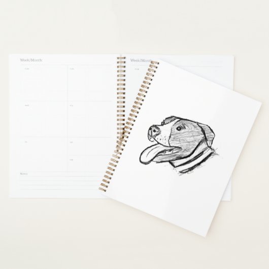 foto-dierenvriend met handtekening planner (Display)