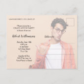 Foto diploma uitnodiging partij (Achterkant)