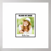 Foto diploma-uitreikfeest handtekening bericht poster (Voorkant)