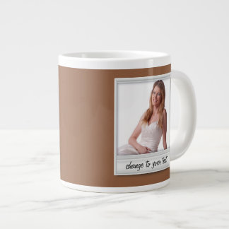 foto direct - fotoframe - op bruin jumbo mok