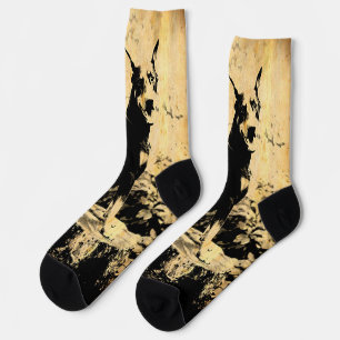  foto Doberman Pinscher Sokken