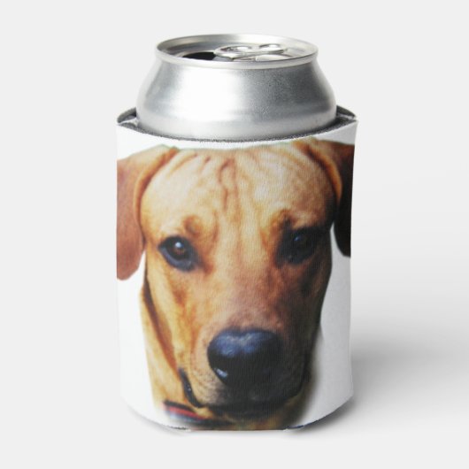  Foto Dog Face Stubby Holder Blikjeskoeler (Blikje Voorkant)