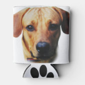  Foto Dog Face Stubby Holder Blikjeskoeler (Voorkant)