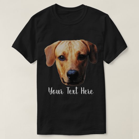  Foto Dog Face T-shirt (Design voorkant)