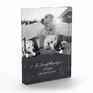 FOTO Dog Memorial Gift- Pet Loss Keepslag Collage