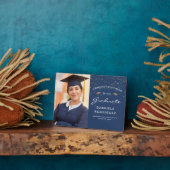 Foto Donk Blue White Gold Afstuderen Keepomwille Fotoplaat (Zijkant)