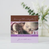 FOTO DOOP NODIGT UIT:: Geloof 6SQ Kaart (Staand voorkant)