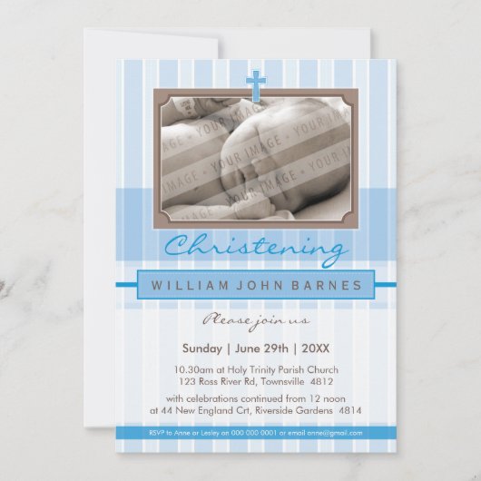 FOTO DOOPUITNODIGINGEN :: stijlvol 4P Kaart (Voorkant)