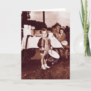  foto Drummer Boy c 1930 Kaart