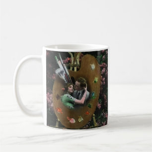 Foto EDWARDIAN LOVERS ON ARTISTS PALETTE C1910 Koffiemok