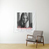 Foto Eenvoudig Modern Minimalistisch Afstuderen Wandkleed (In situ)