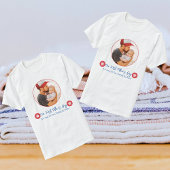 Foto Eenvoudig Schattige Modern Daddy First Father T-shirt