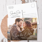 Foto Eenvoudige Elegante Script Aankondiging Brief