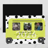 Foto eerste dag van het schoolbusvenster kaart (Voorkant / Achterkant)