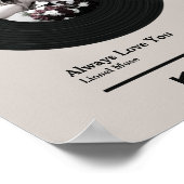 Foto eerste dansmuziek poster (Hoek)