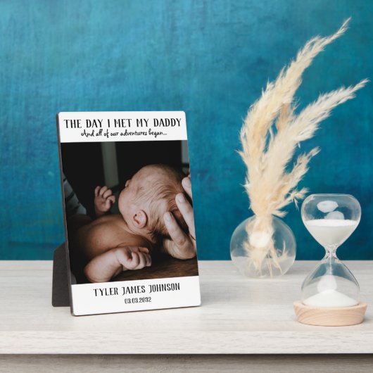 Foto eerste Vaderdag Keepomwille Fotoplaat (Zijkant)