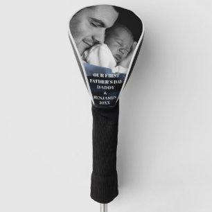 Foto eerste Vaderdag personaliseren Golfheadcover