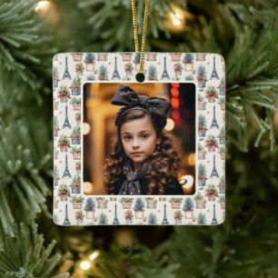 Foto Eiffeltoren Topiaries Paris Christmas Keramisch Ornament