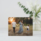 Foto Elegant Easter Blessings Feestdagenkaart (Staand voorkant)