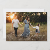 Foto Elegant Easter Blessings Feestdagenkaart (Voorkant)