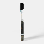 Foto Elegant Monogram Zwart iPhone Hoesje (Linkerkant)