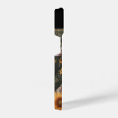 Foto Elegant Monogram Zwart iPhone Hoesje (Rechterkant)