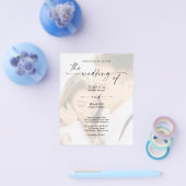 Foto Elegant Photo Wedding Invitation Flyer (Enkel)