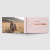 Foto Elegant Roze Verjaardag Quinceanera Gastenboek (Volledig)