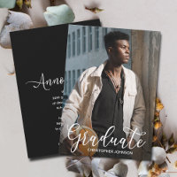 Foto Elegant Script Afstuderen