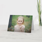 Foto Elegant Script Moederdag Kaart (Voorkant)