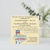 Foto Eloped Las Vegas Wedding Kaart (Staand voorkant)