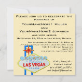 Foto Eloped Las Vegas Wedding Kaart (Voorkant)