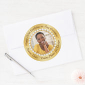 Foto en gepersonaliseerde 50th Birthday Stickers (Envelop)