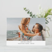 Foto en kalligrafie 3B Mod W Opslaan Datum Kaart (Staand voorkant)