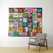 Foto en naam uploaden wandkleed (In Situ (horizontaal))