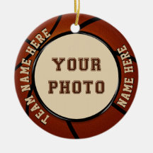 Foto en persoonlijke Basketball Ornament
