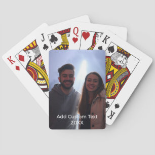 Foto en tekst 2 Fotocollage Pokerkaarten