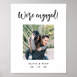 Foto Engagement Party Supplies, welkomstteken Poster