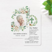 Foto Eucalyptus Funeral Prayer Kaart (Bureau)