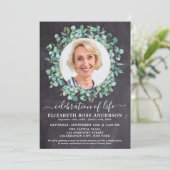 Foto Eucalyptus Greenery Invi Kaart (Staand voorkant)