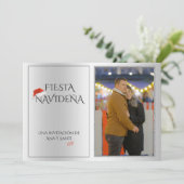 Foto Fiesta Navideña Kerstfeest Kaart (Staand voorkant)