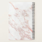 Foto film Strip Faux Pink Marble Persoonlijk Planner (Achterkant)