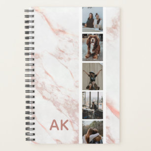 Foto film Strip Faux Pink Marble Persoonlijk Planner