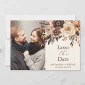 Foto Floral Terracotta bruiloft Save The Date (Voorkant)