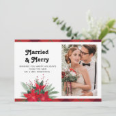 Foto Floral van het huwelijk en prettige kerstbrui (Staand voorkant)