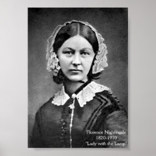 foto - Florence Nightingale , verpleegster Poster