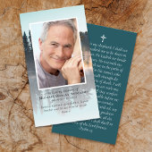 Foto Forest Memorial Prayer Card Visitekaartje