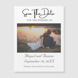 Foto Formele Trendy Magnetische 'Save the Date' Ka