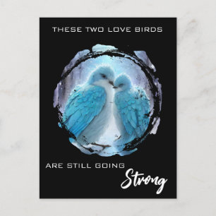 *~* Foto  FOTO  Liefdes Vogels AP54 Jubileum Briefkaart