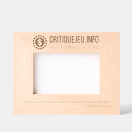 Foto-frame CriticalGame voor deegwaren Gegraveerde Lijstjes